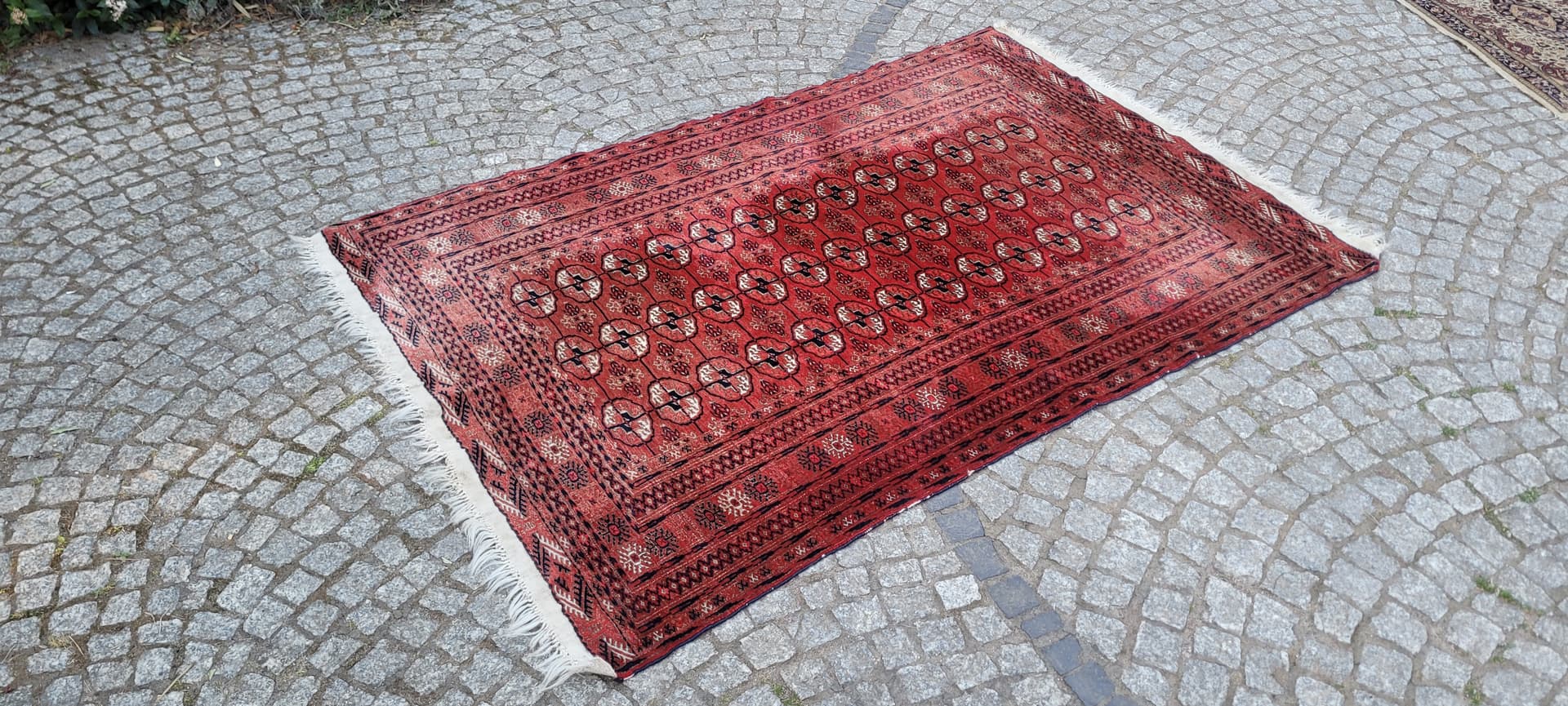Dywan Tekke, 227x119 cm, czerwony, wełna, Turkmenistan - 304199