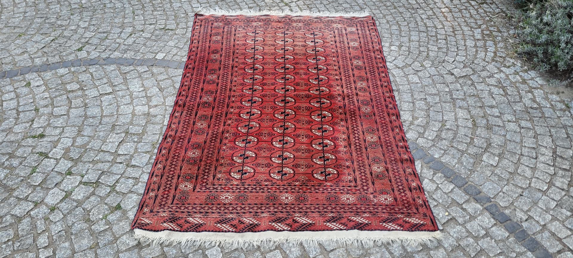 Dywan Tekke, 227x119 cm, czerwony, wełna, Turkmenistan - 304201