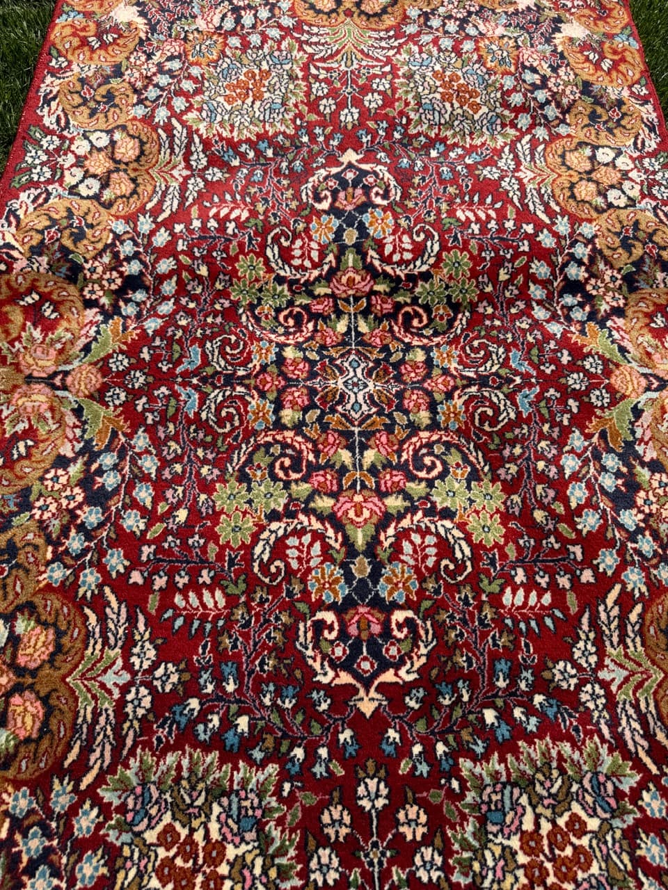 Dywan perski Ghoum, 170x90 cm, wełna kaszmirowa czerwona, Iran, lata 90. - 304385