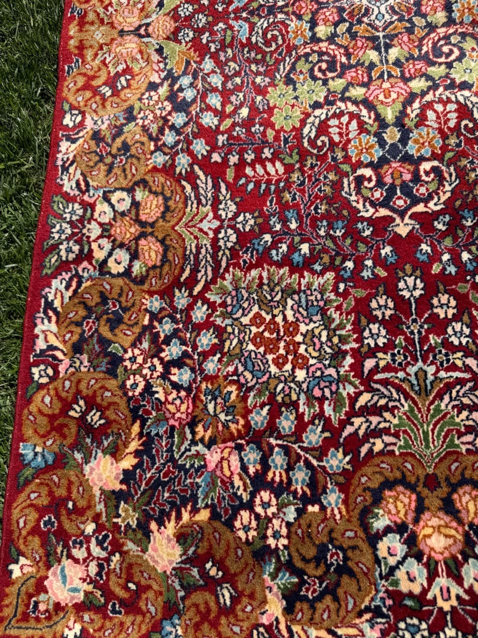 Dywan perski Ghoum, 170x90 cm, wełna kaszmirowa czerwona, Iran, lata 90. - 304382