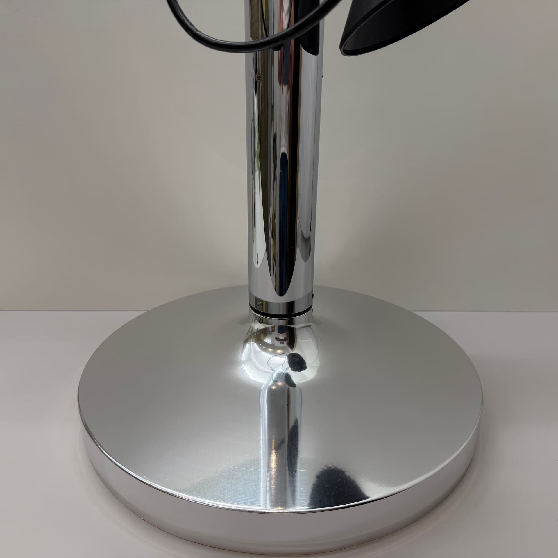 Pendant Lamp Space Age, silver aluminum, chromed steel, Staff Leuchten, Germany, 1970s. - 304433