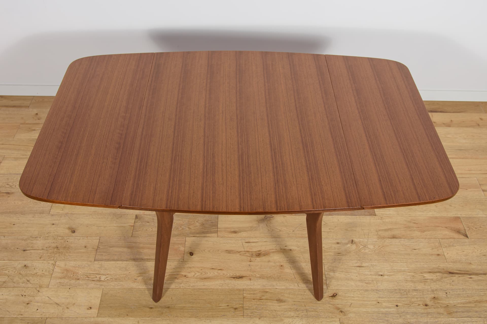 Extendable Table Butterfly, brown teak, brown beech, G-Plan, United Kingdom, 1950s. - 304485