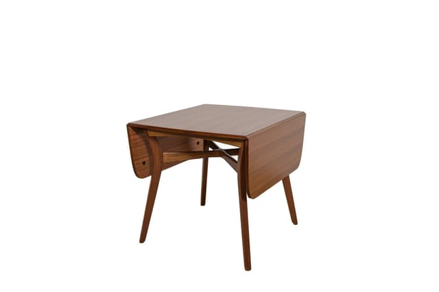 Extendable Table Butterfly, brown teak, brown beech, G-Plan, United Kingdom, 1950s. - DIMENSION