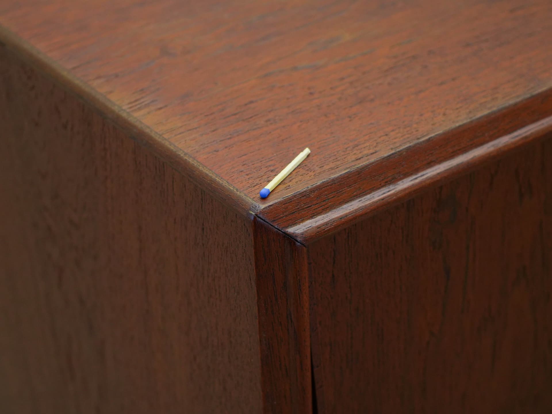 Sideboard, teak brązowy, drewno czarne, Dania, lata 70. - 304539