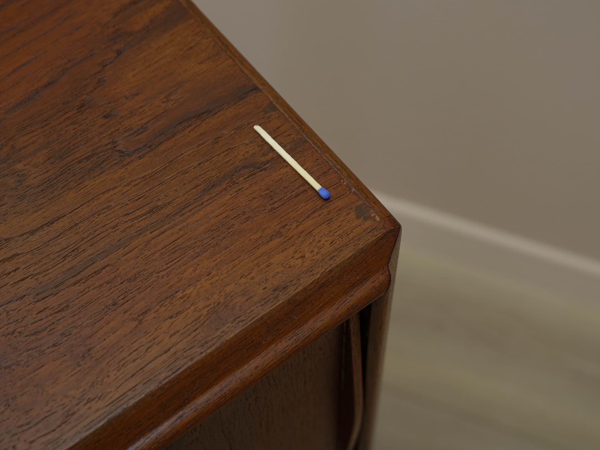 Sideboard, teak brązowy, drewno czarne, Dania, lata 70. - 304544
