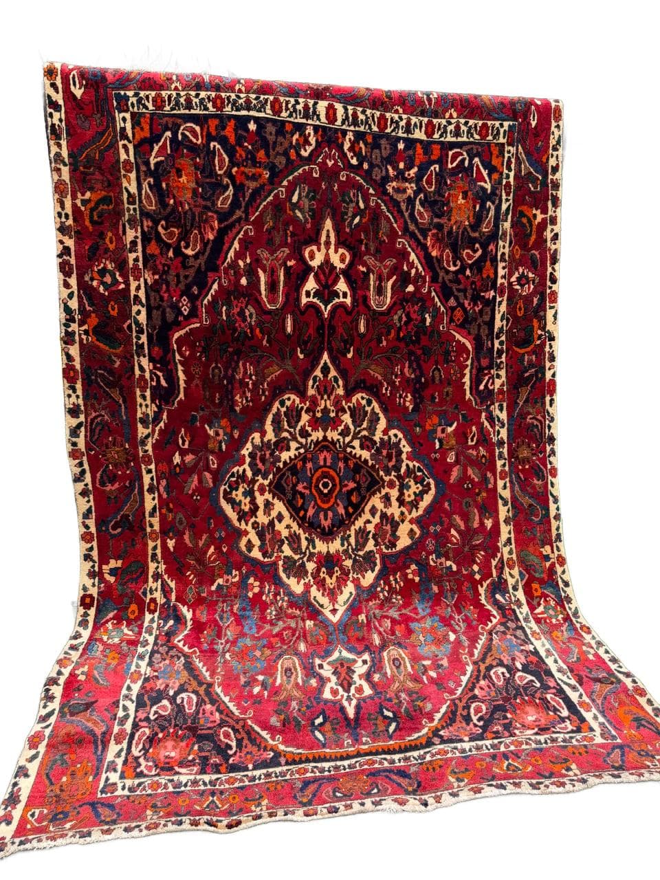 Persian Rug Bahtiari 330x210 cm, red wool, Iran