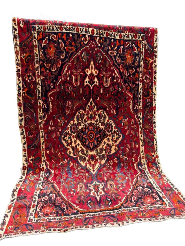 Persian Rug Bahtiari 330x210 cm, red wool, Iran - DIMENSION