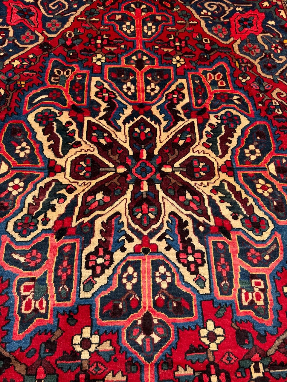 Persian Rug Bahtiari Hamadan 330x260 cm, multicolor wool, Iran - 304741