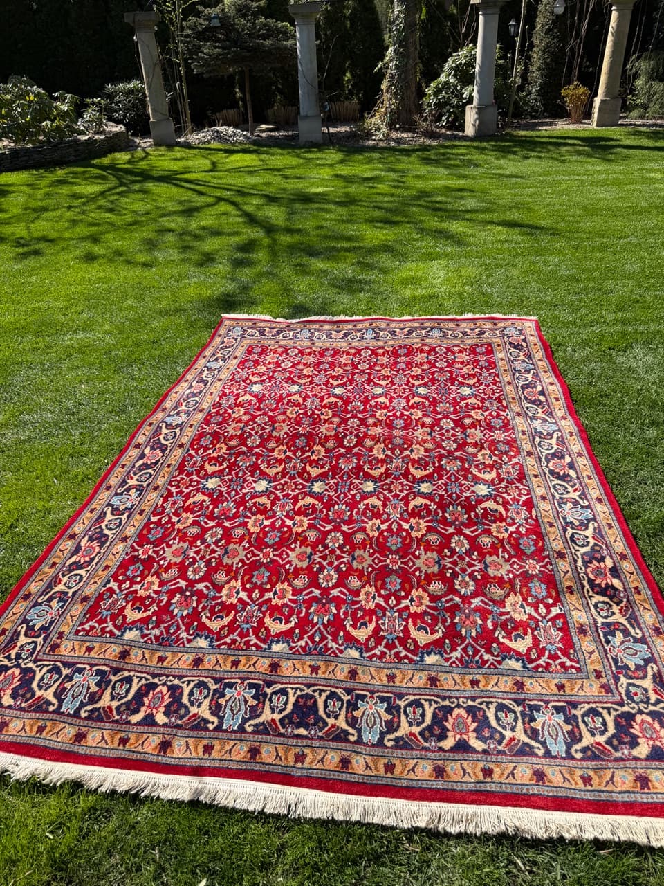 Rug Bidjar, red, cashmere wool, Iran, 310x200 cm - 304807