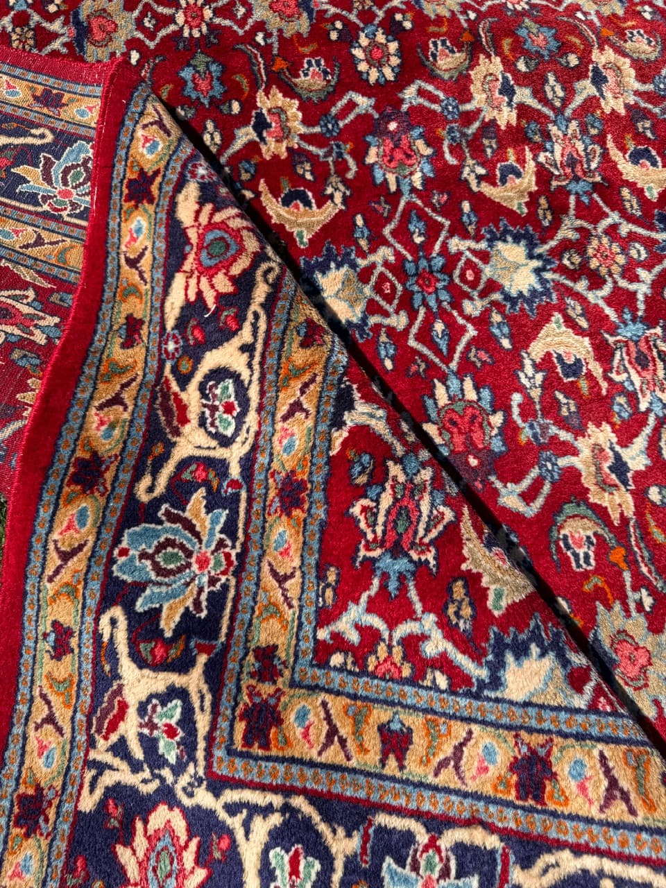 Rug Bidjar, red, cashmere wool, Iran, 310x200 cm - 304800