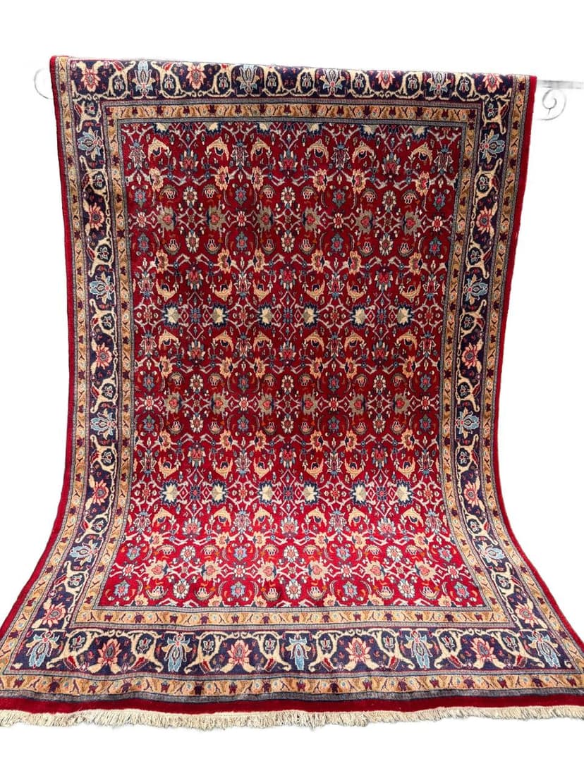 Dywan Bidjar, czerwony, wełna kaszmirowa, Iran, 310x200 cm