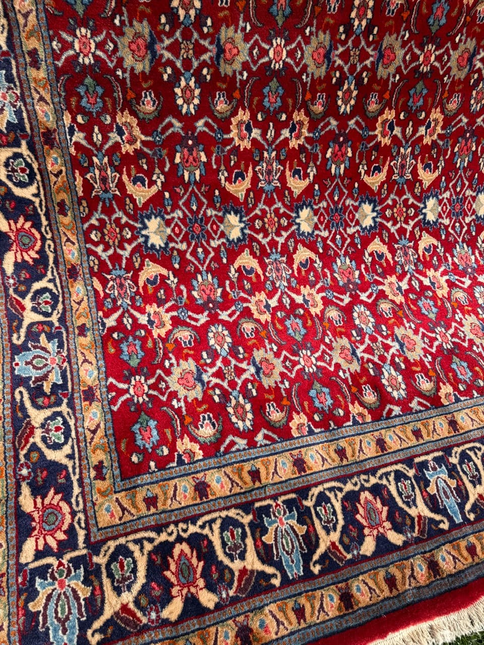Rug Bidjar, red, cashmere wool, Iran, 310x200 cm - 304795