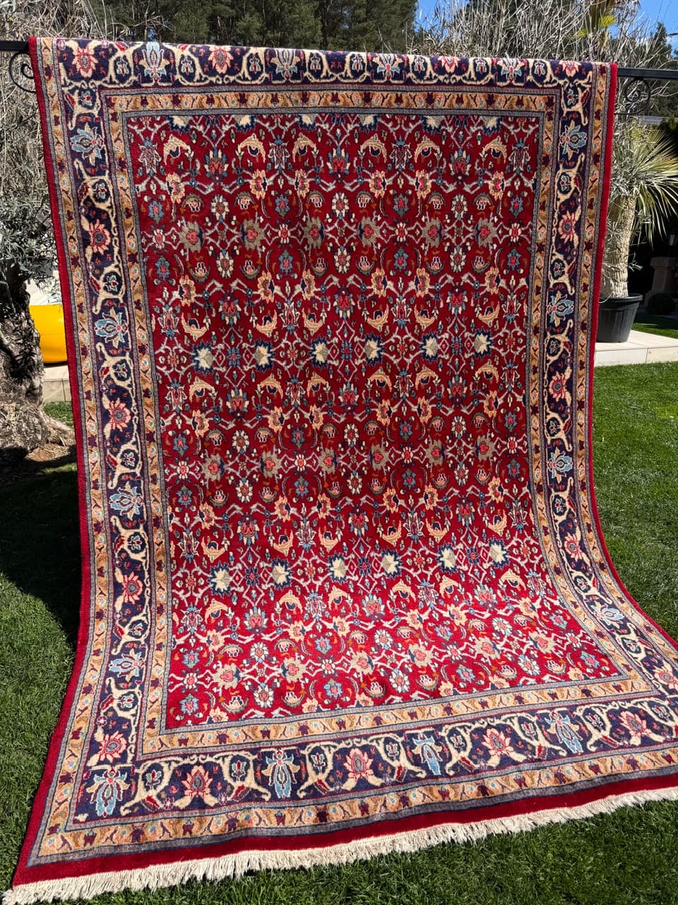 Rug Bidjar, red, cashmere wool, Iran, 310x200 cm - 304801