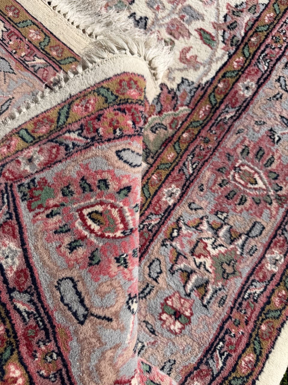 Dywan Indo Keshan, 300x190 cm, beżowy, wełna, Indie - 304841
