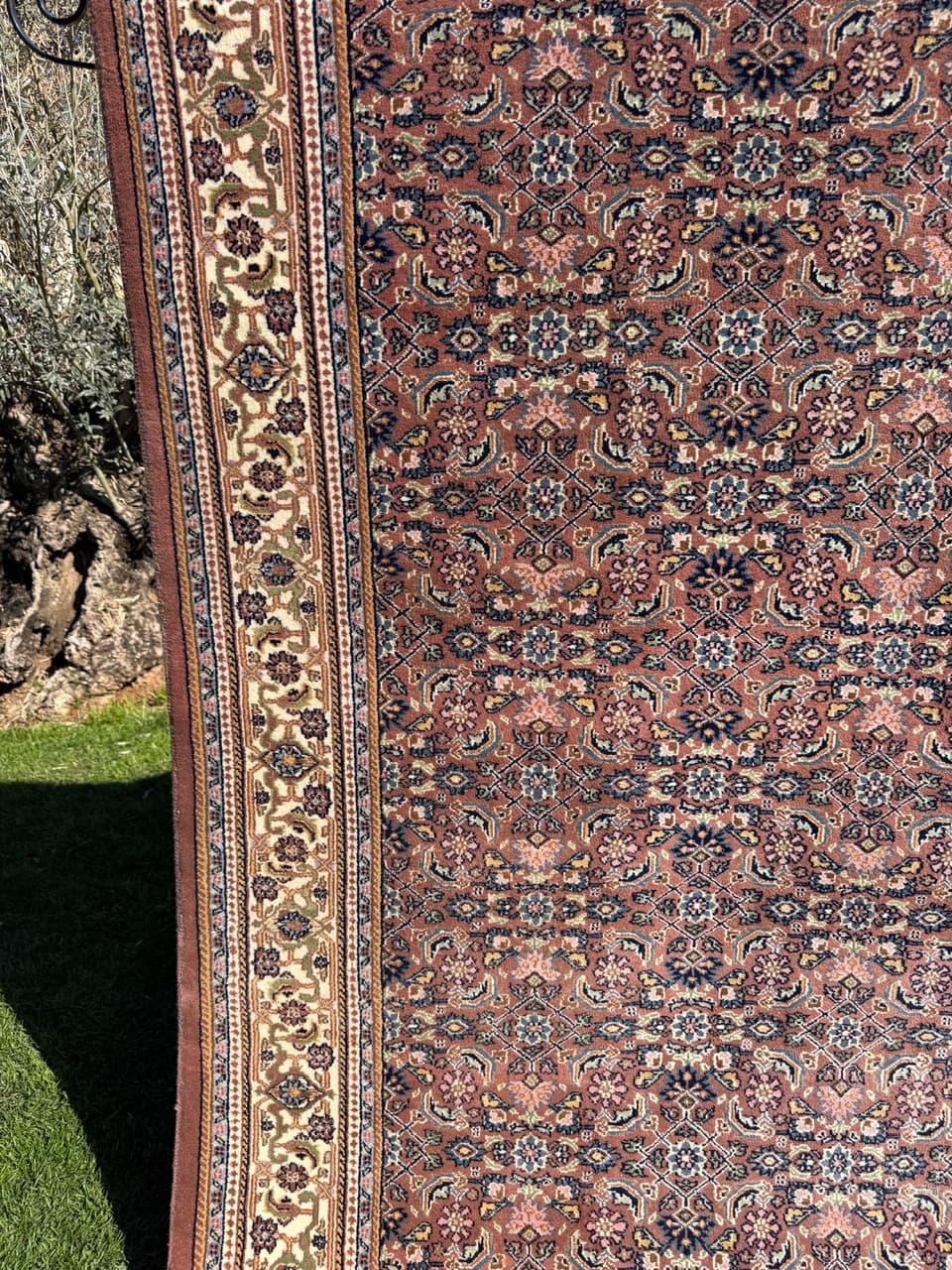 Rug Indo Bidjar 300x200 cm, red, Kashmiri wool, India - 304848