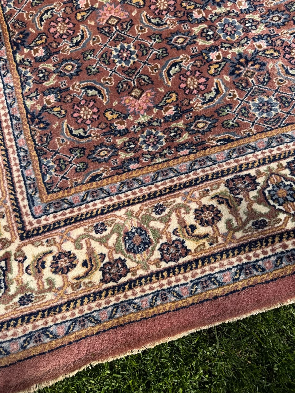Rug Indo Bidjar 300x200 cm, red, Kashmiri wool, India - 304850