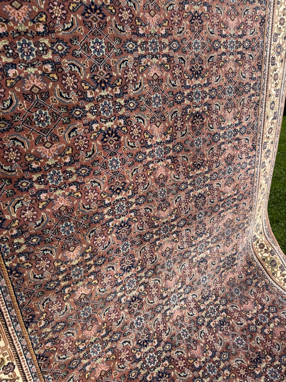 Rug Indo Bidjar 300x200 cm, red, Kashmiri wool, India - 304855