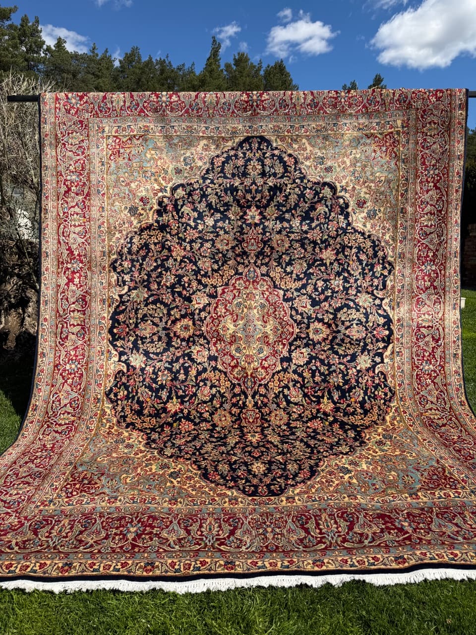 Dywan Kerman, 370x280 cm, multikolor, wełna, Iran - 304864