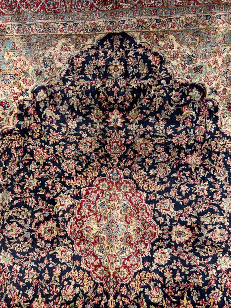 Dywan Kerman, 370x280 cm, multikolor, wełna, Iran - 304871