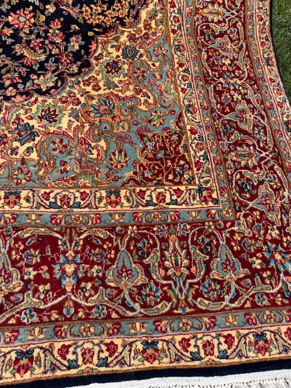 Dywan Kerman, 370x280 cm, multikolor, wełna, Iran - 304862