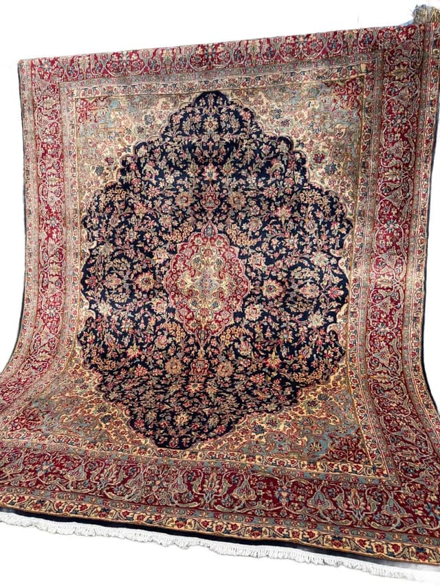 Dywan Kerman, 370x280 cm, multikolor, wełna, Iran - WYMIARY