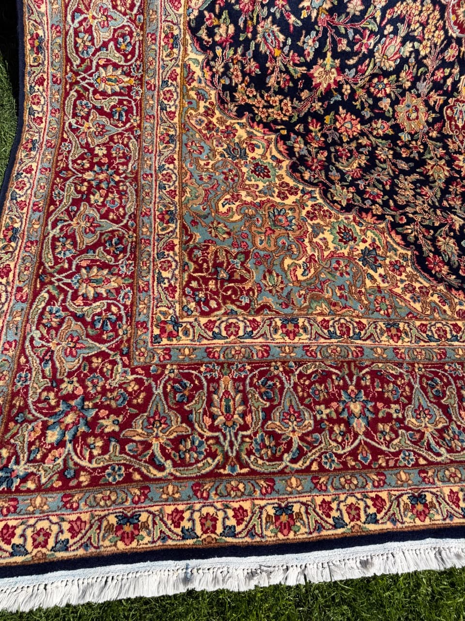 Dywan Kerman, 370x280 cm, multikolor, wełna, Iran - 304873
