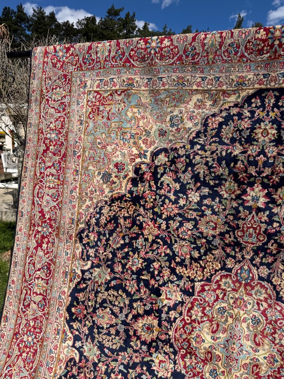 Dywan Kerman, 370x280 cm, multikolor, wełna, Iran - 304870