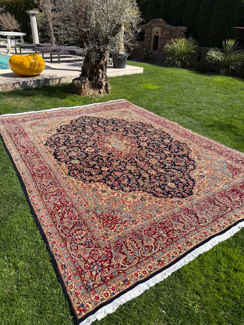 Dywan Kerman, 370x280 cm, multikolor, wełna, Iran - 304866