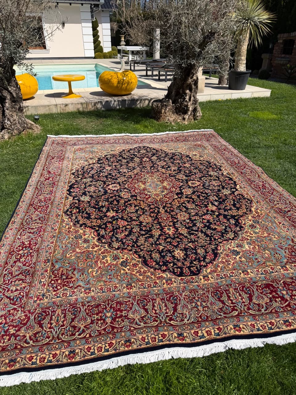 Dywan Kerman, 370x280 cm, multikolor, wełna, Iran - 304865