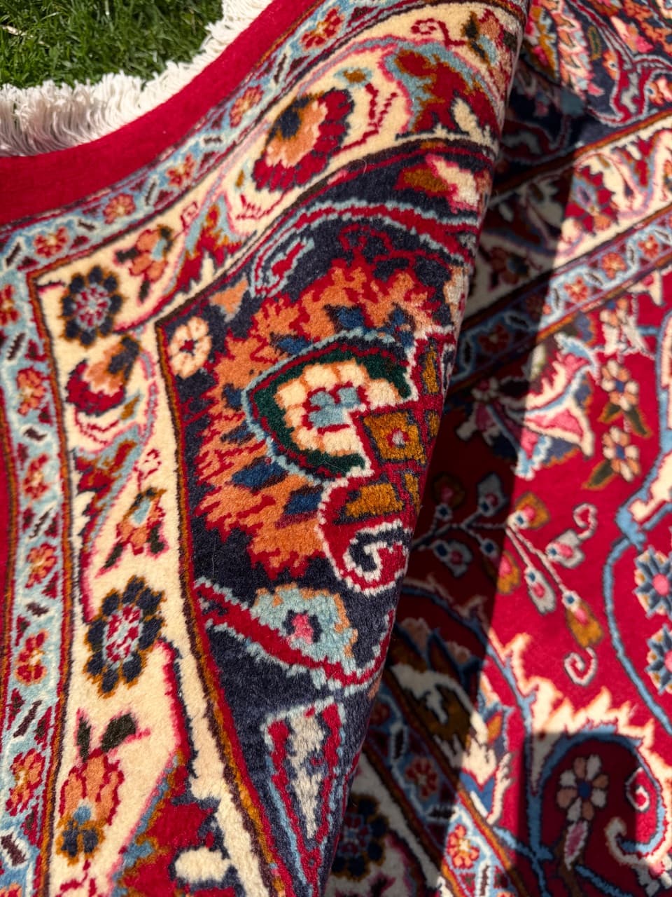 Rug Tabriz 400x300 cm, red, cashmere wool, Iran - 304880