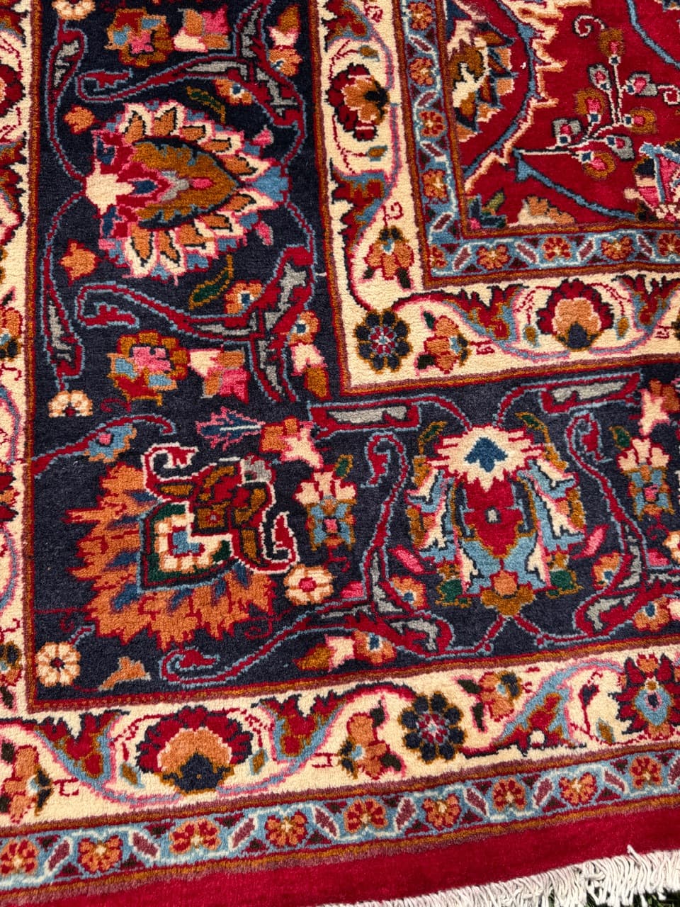 Rug Tabriz 400x300 cm, red, cashmere wool, Iran - 304888