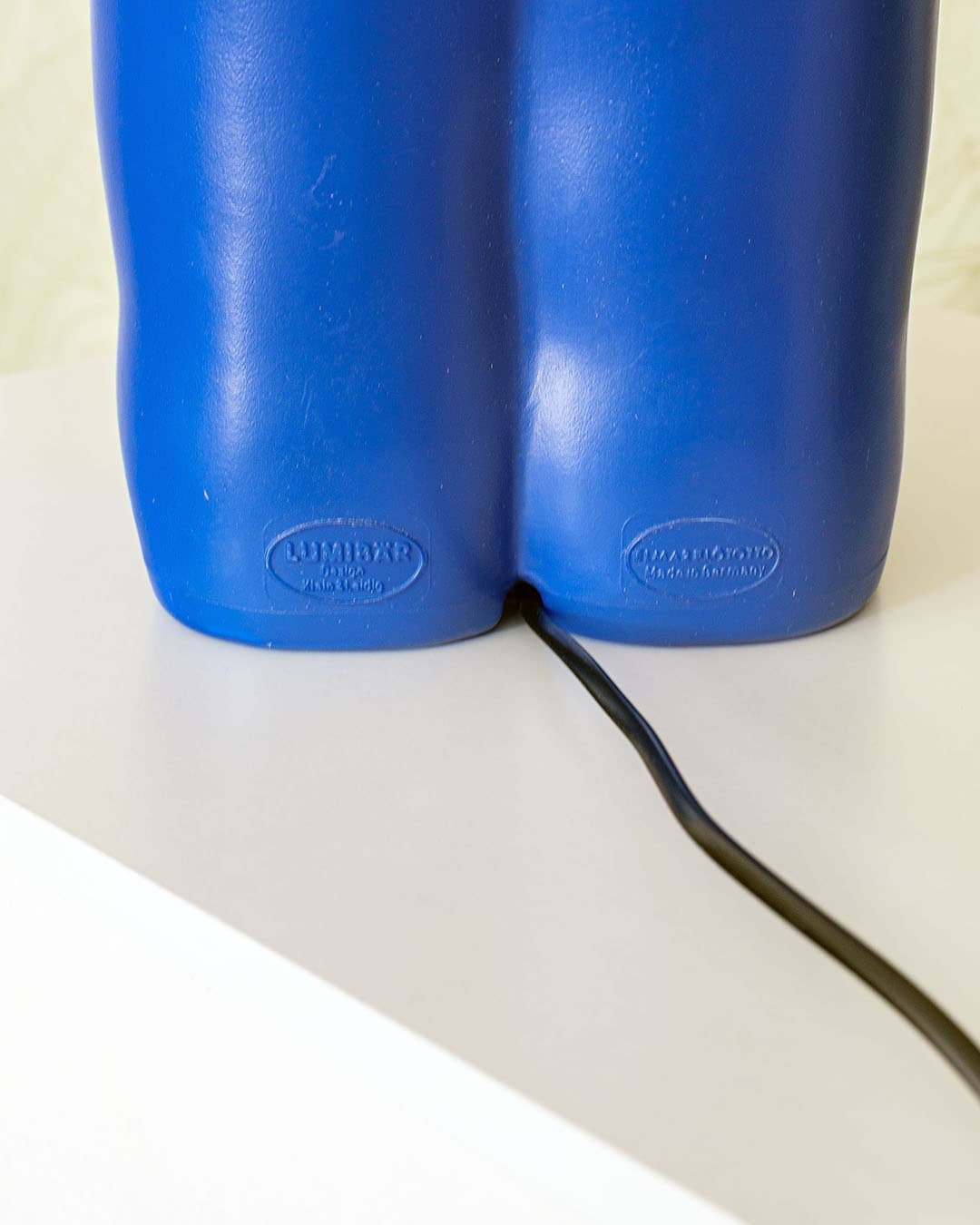 Zestaw lamp stołowych Lumibar, niebieski i turkusowy, plastik, Niemcy, lata 80. - 304911