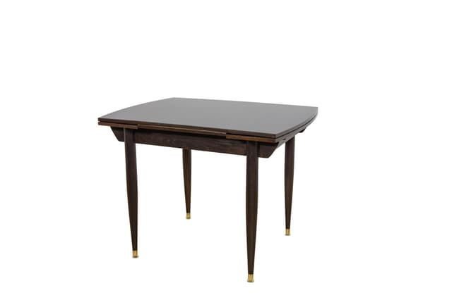 Extendable Dining Table, mahogany, brown beech, United Kingdom, 1950s. - DIMENSION