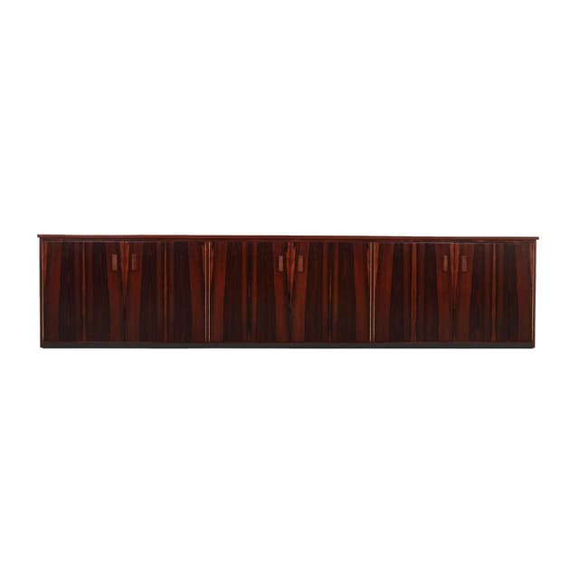 Sideboard, palisander brązowy, Dania, lata 70. - WYMIARY