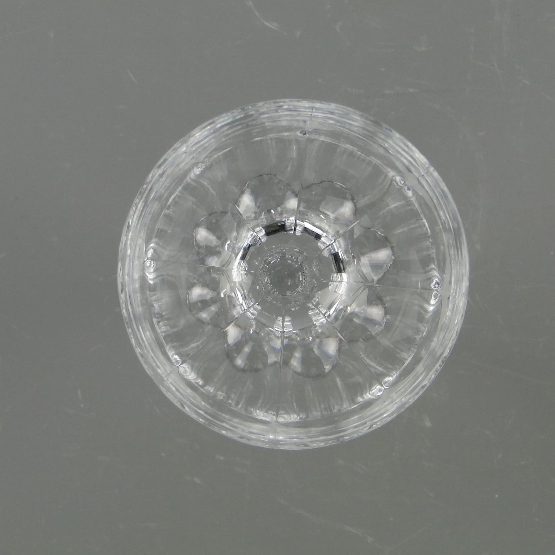 Komplet kieliszków do wina, kryształ transparentny, Bohemia, Czechy, lata 70. - 2382