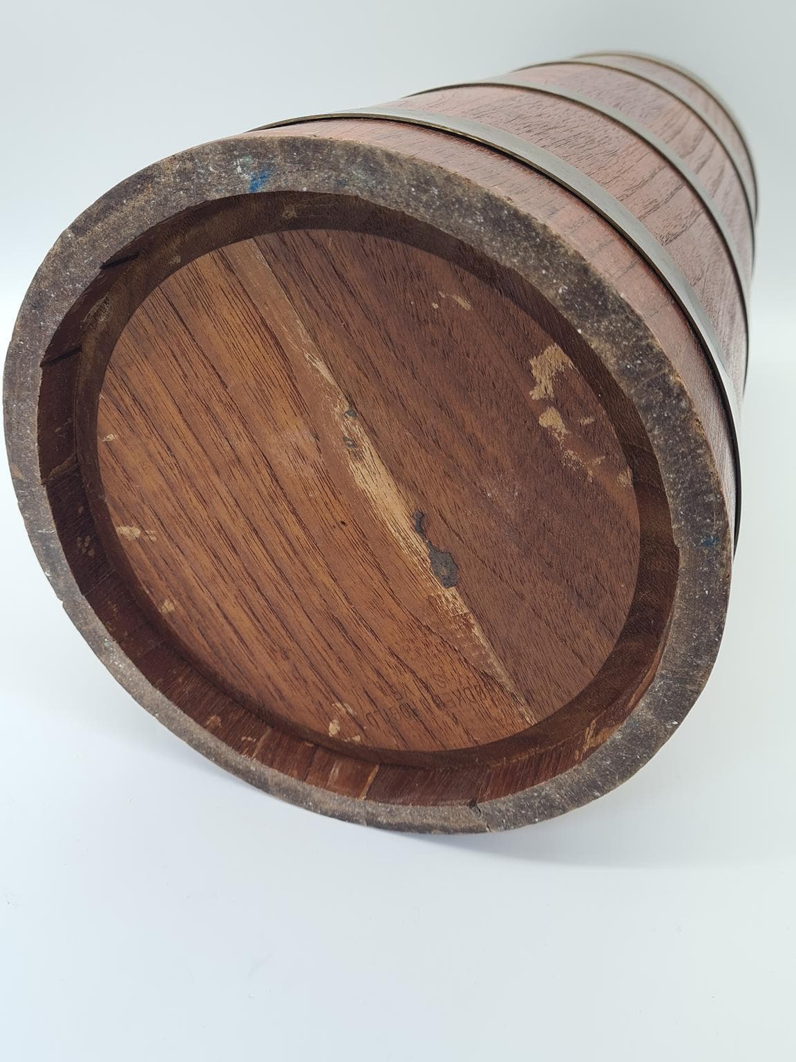 Umbrella Stand, brown mahogany, brass, Europe, 1960s - 305239
