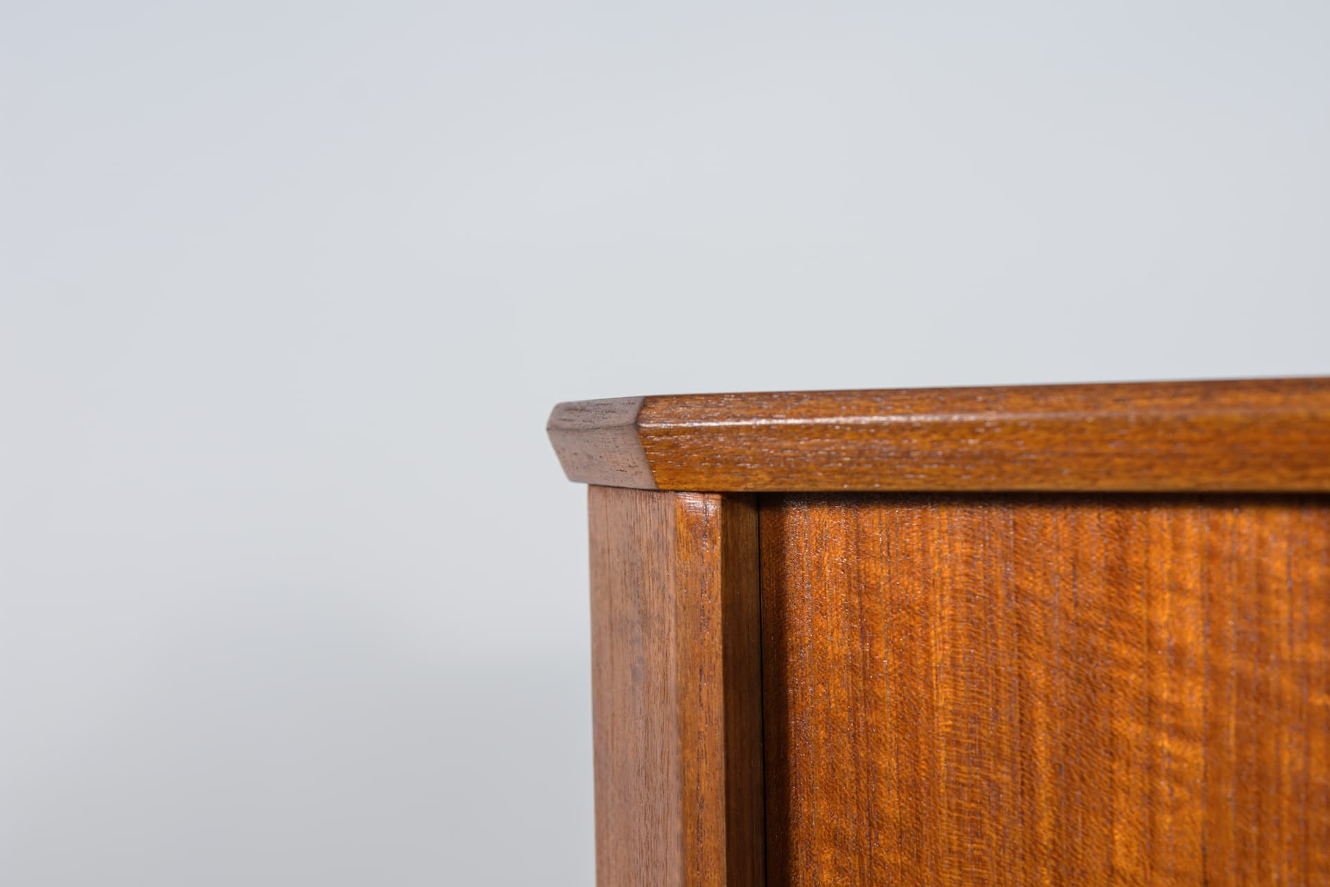 Komoda narożnikowa, teak brąz, Dania, lata 60. - 305272