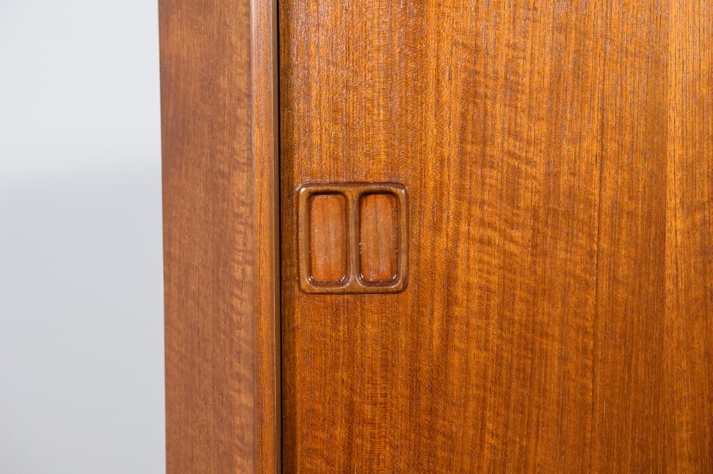Komoda narożnikowa, teak brąz, Dania, lata 60. - 305270