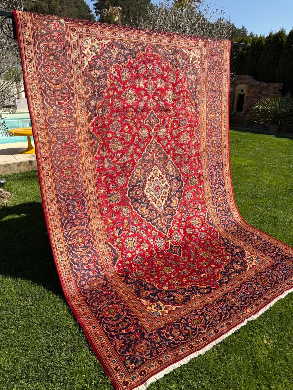 Rug Keshan, 310x210 cm, wool, multicolor, Iran - 305439