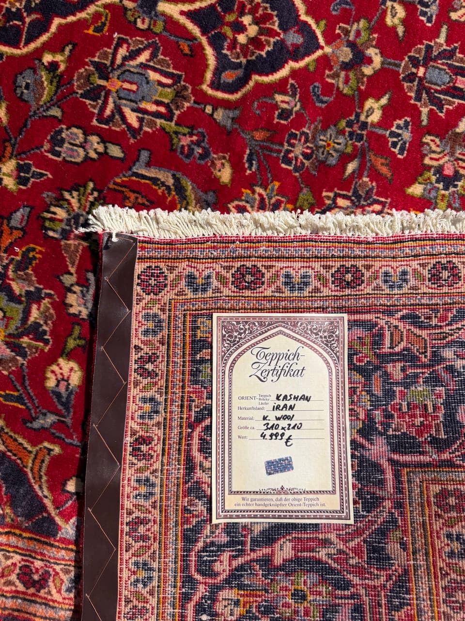Rug Keshan, 310x210 cm, wool, multicolor, Iran - 305434