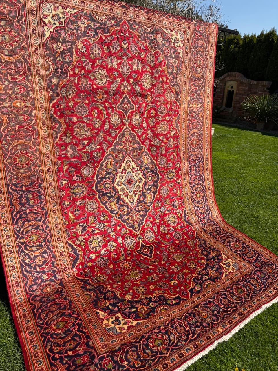 Rug Keshan, 310x210 cm, wool, multicolor, Iran - 305440