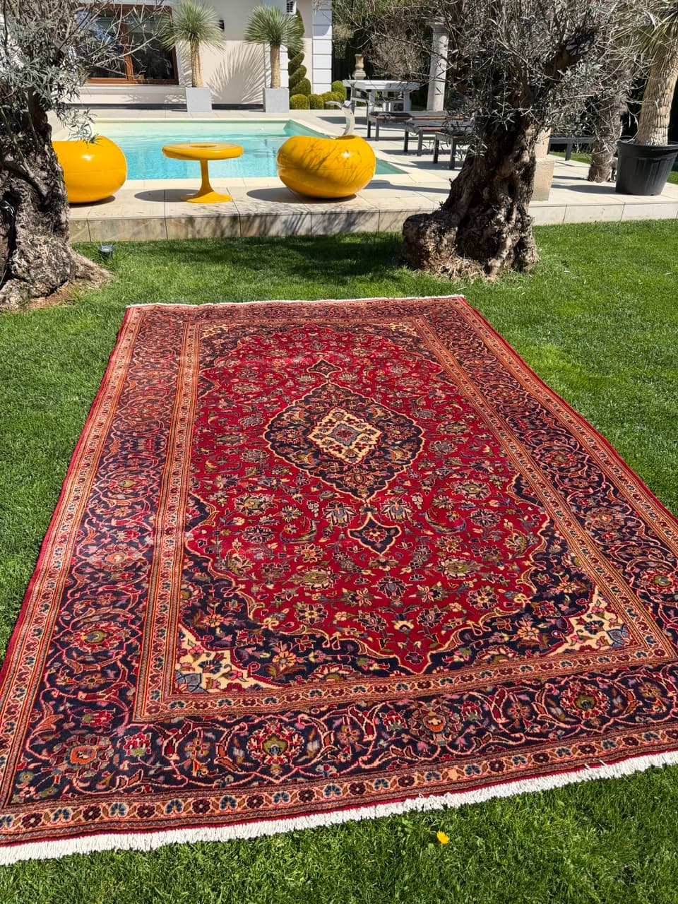 Rug Keshan, 310x210 cm, wool, multicolor, Iran - 305432