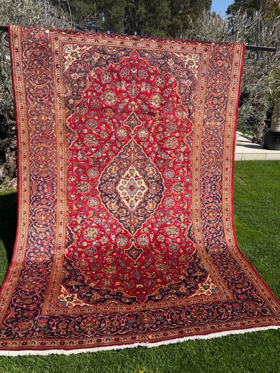 Rug Keshan, 310x210 cm, wool, multicolor, Iran - 305429
