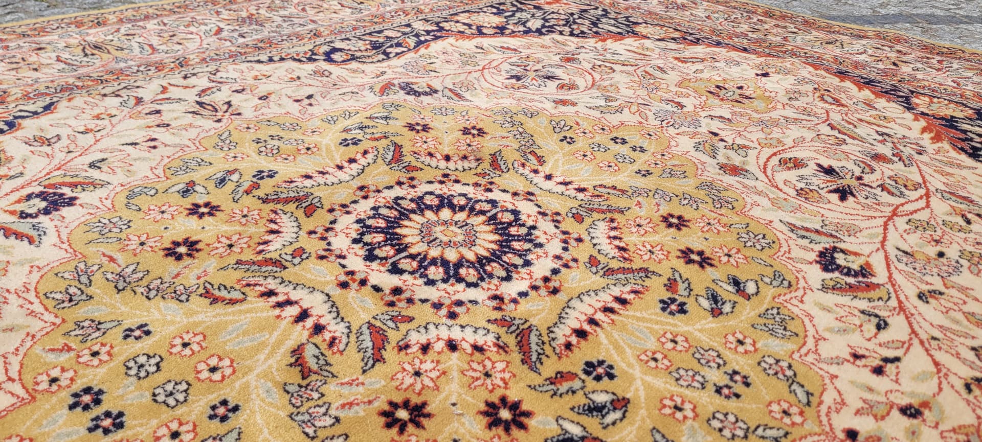Dywan perski, 250x350 cm, beżowy, wełna - 305561