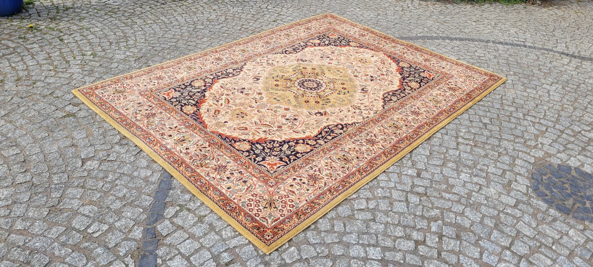 Dywan perski, 250x350 cm, beżowy, wełna - 305568