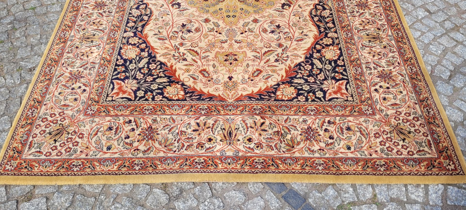 Dywan perski, 250x350 cm, beżowy, wełna - 305574