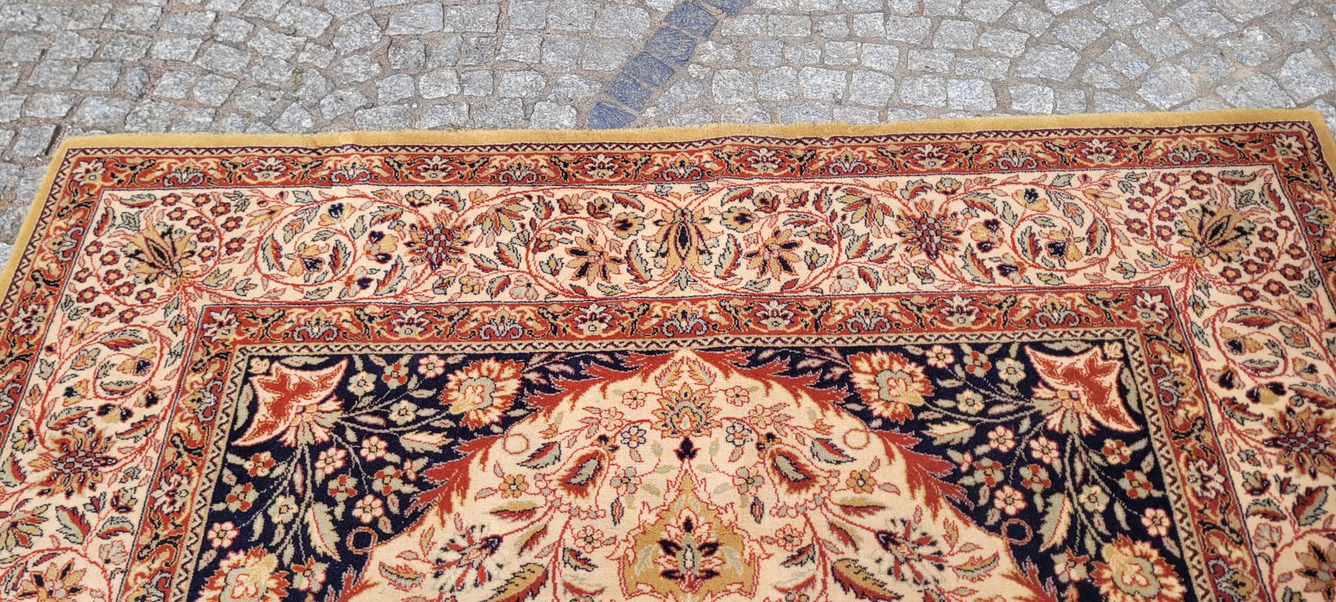Dywan perski, 250x350 cm, beżowy, wełna - 305573
