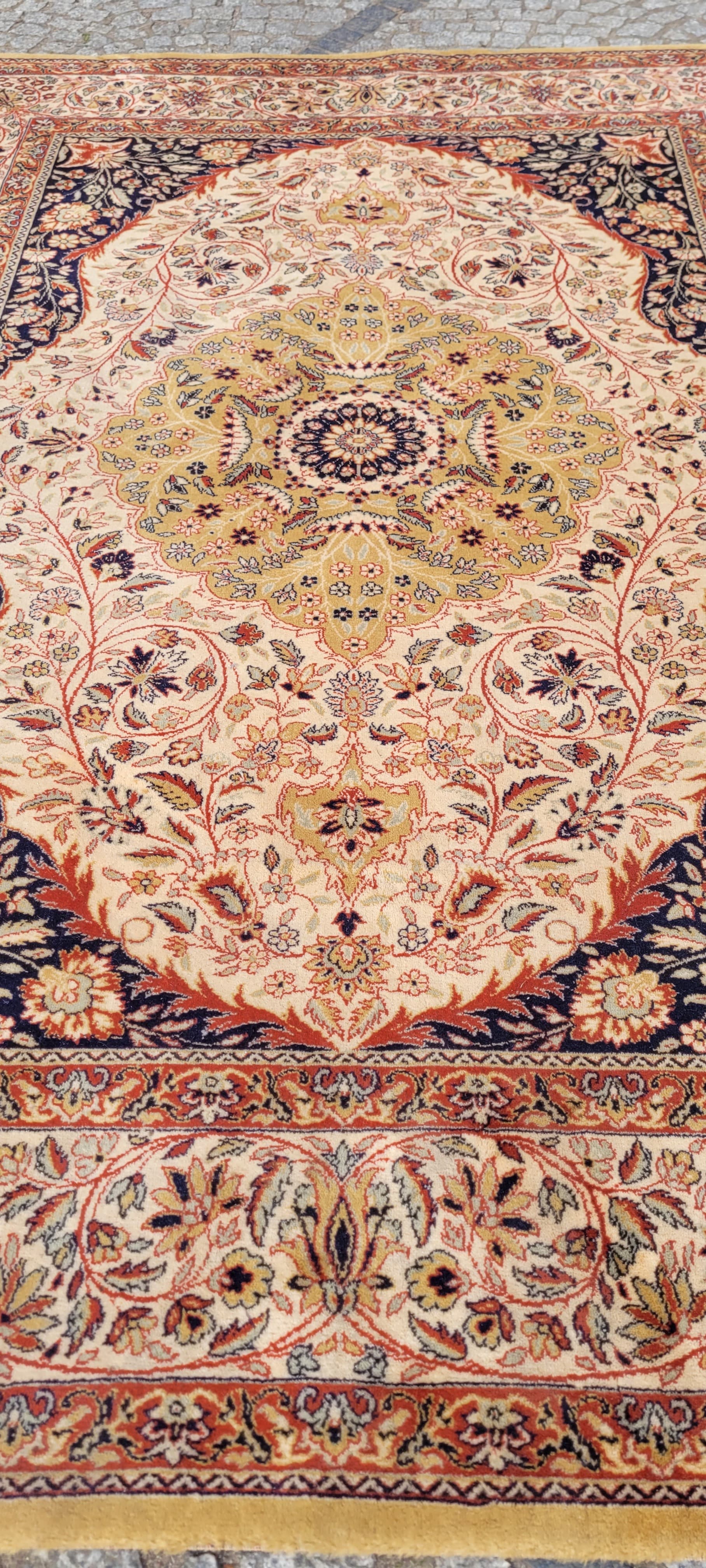 Dywan perski, 250x350 cm, beżowy, wełna - 305565