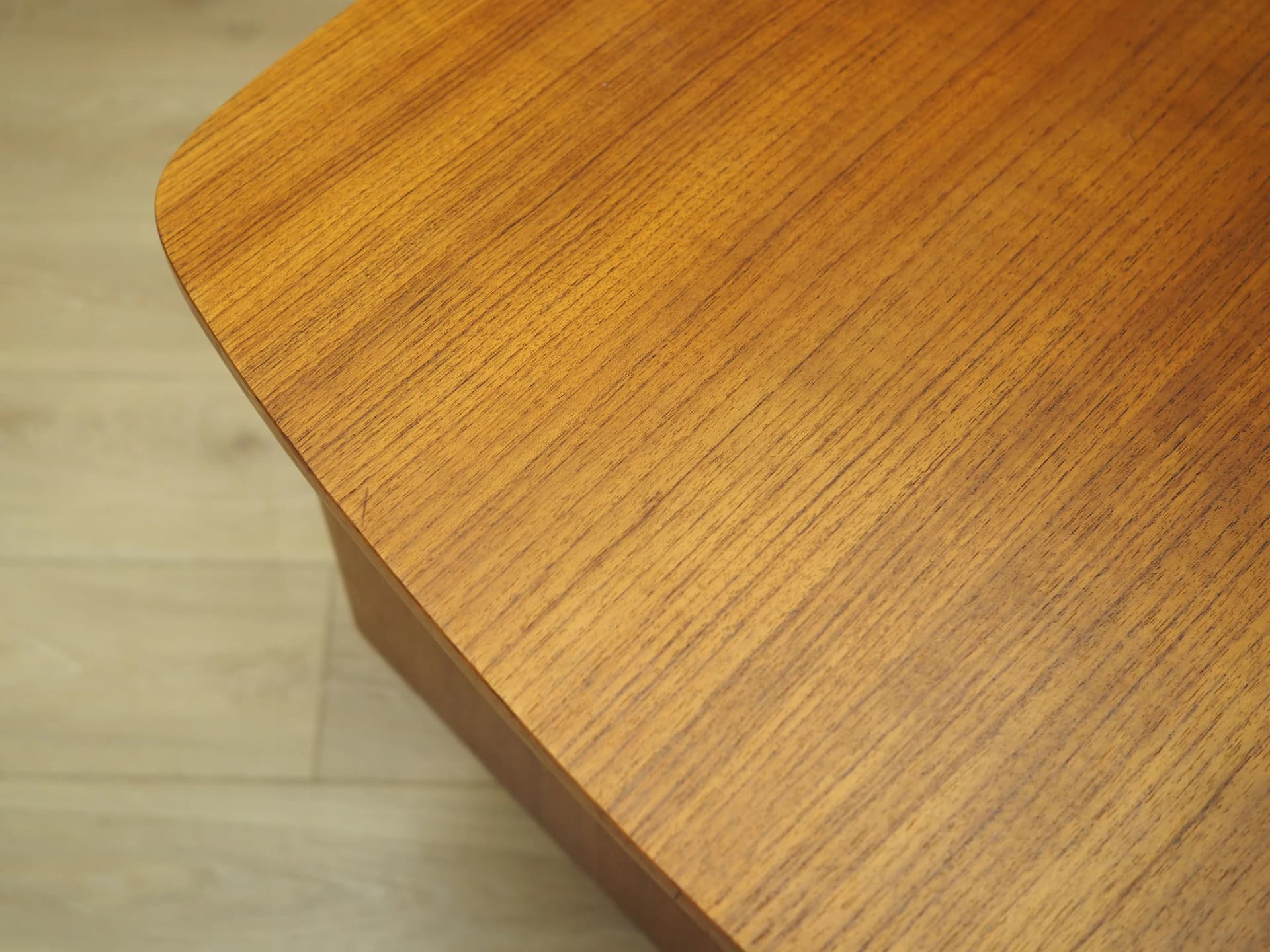 Biurko, teak brązowy, proj. H.P. Hansen, Dania, lata 70. - 22243