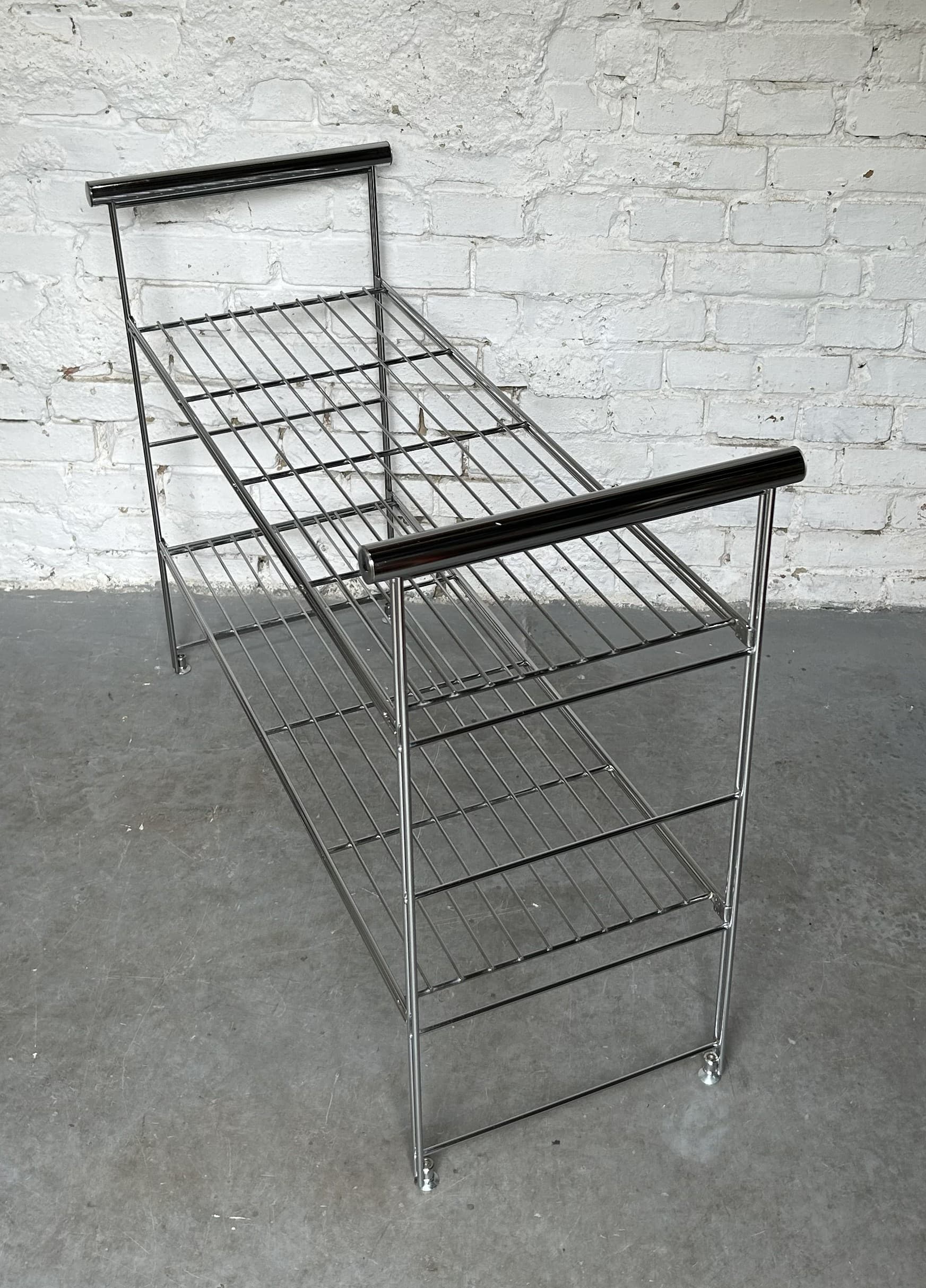 Shelving Unit Bauhaus, chrome, steel, 1990s - 305654